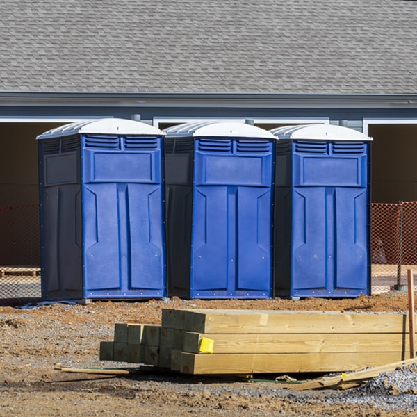 do you offer hand sanitizer dispensers inside the portable toilets in Sugarland Run